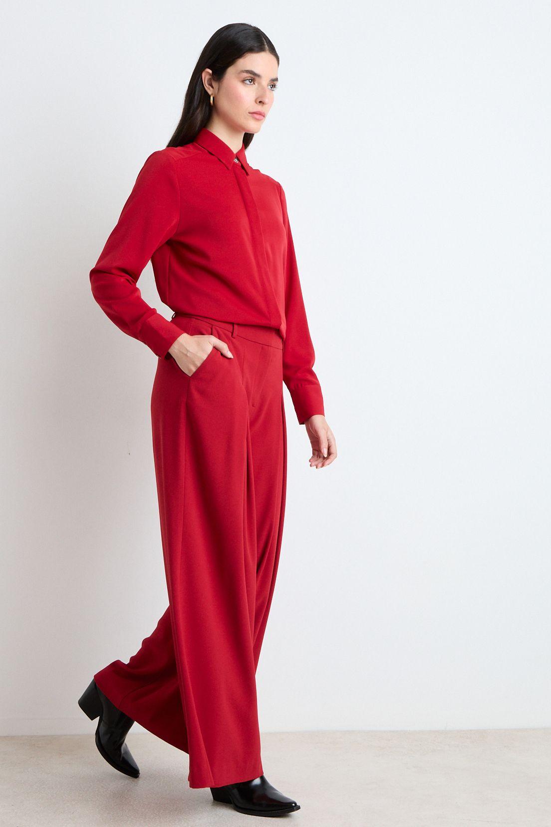 Blusas Manga Larga Rojo Ash 14007225090103-2
