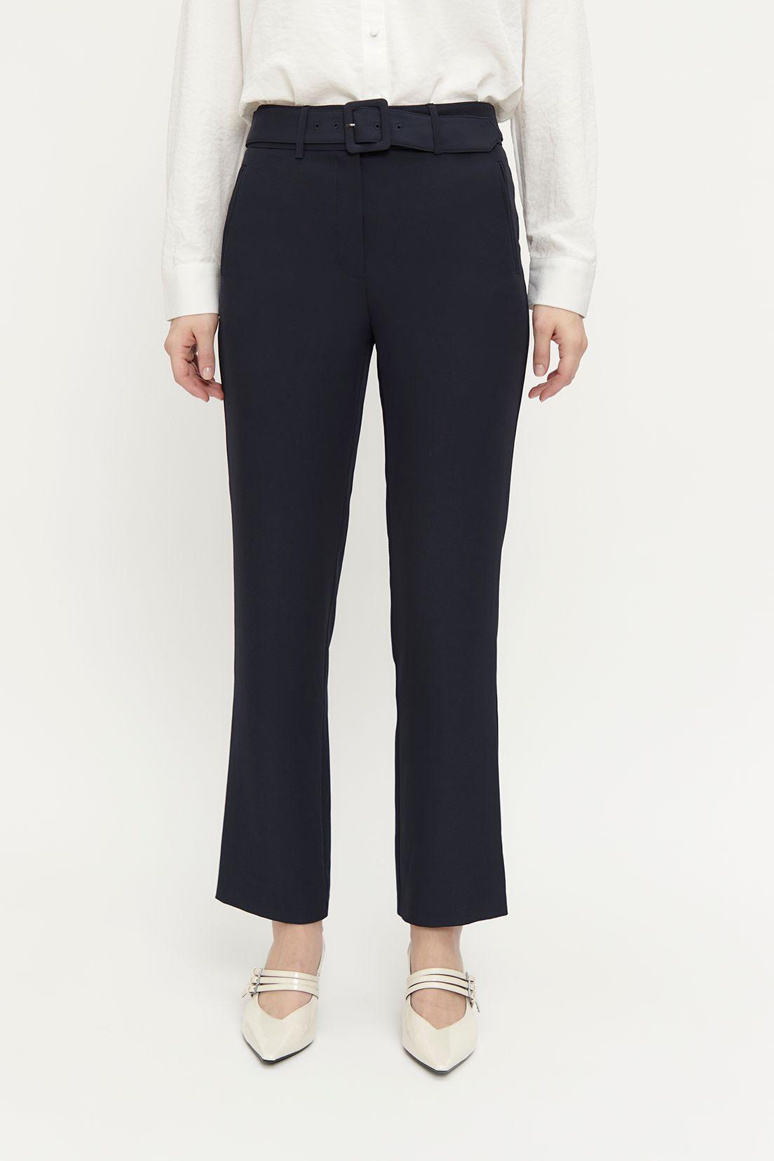 Pantalon Liso Cinturon Azul Ash 11007224056104-1