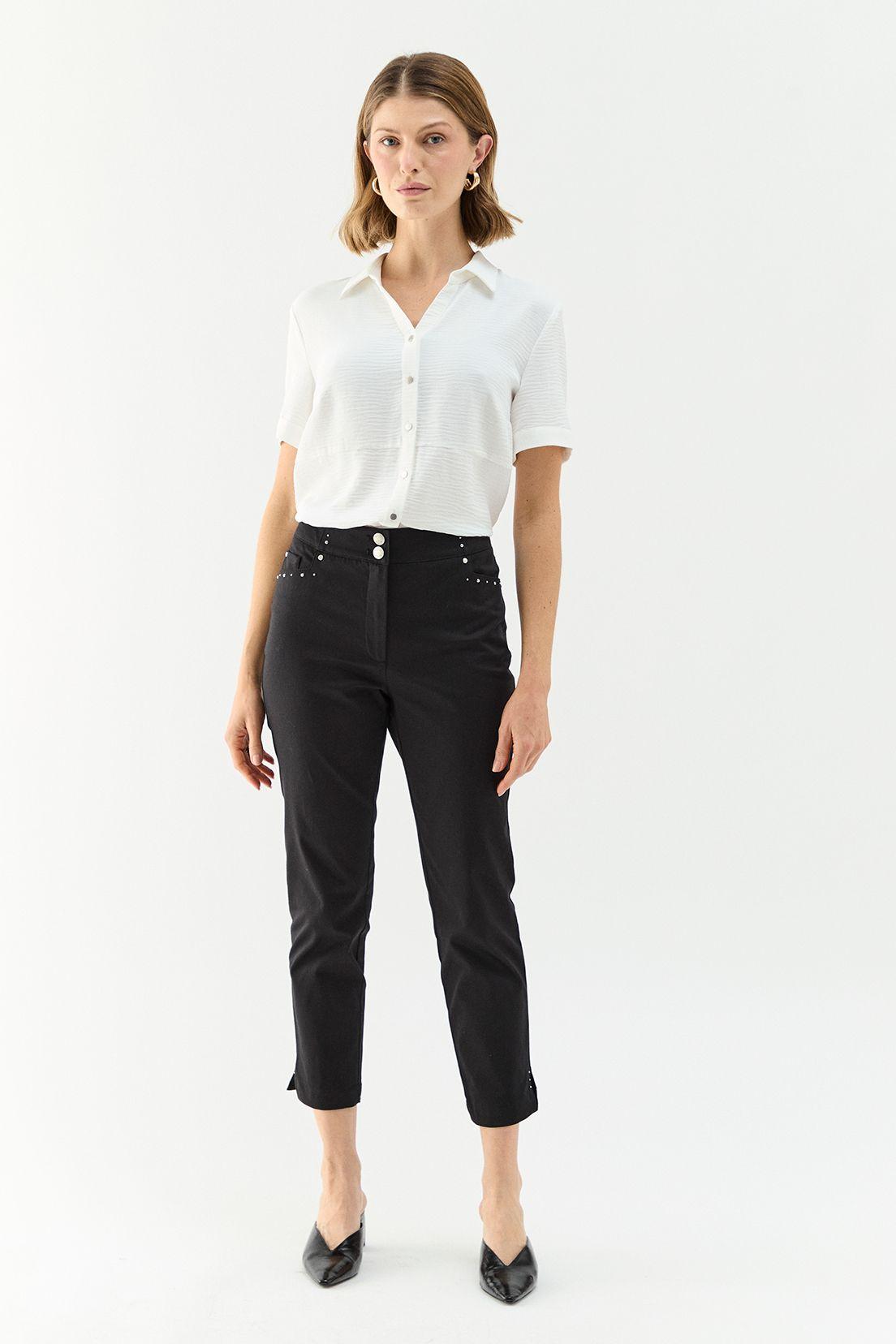 Pantalon Liso Negro Ma Griffe 11004224008102-0