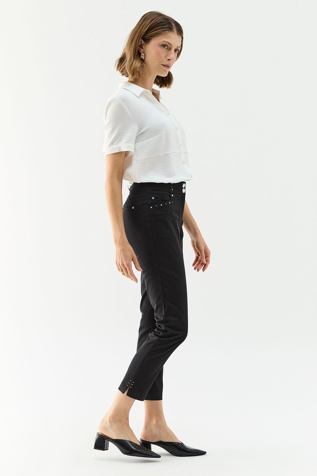 Pantalon Liso Negro Ma Griffe 11004224008102-3