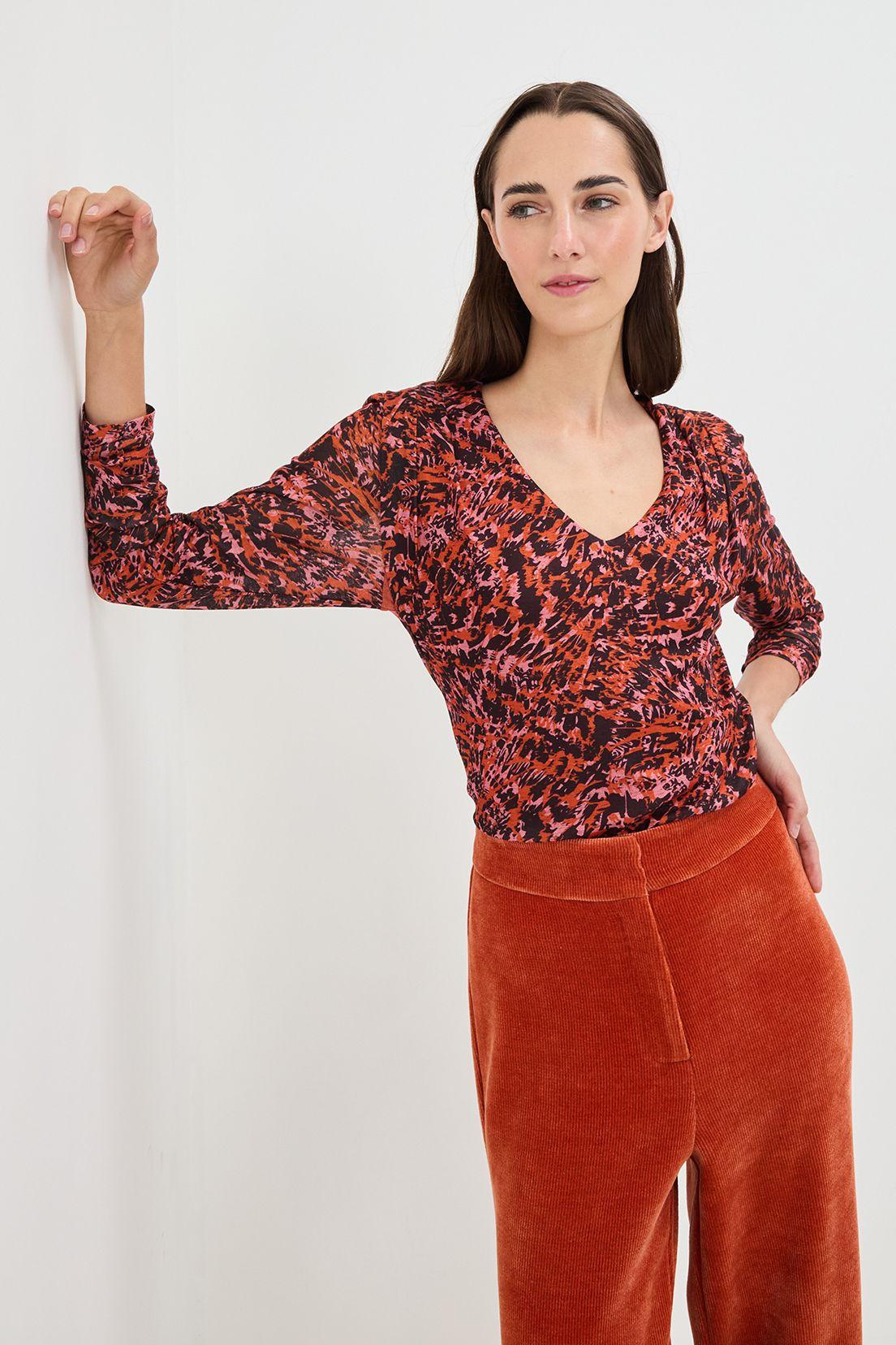 Polera Fantasia Naranjo 14320125008114-1