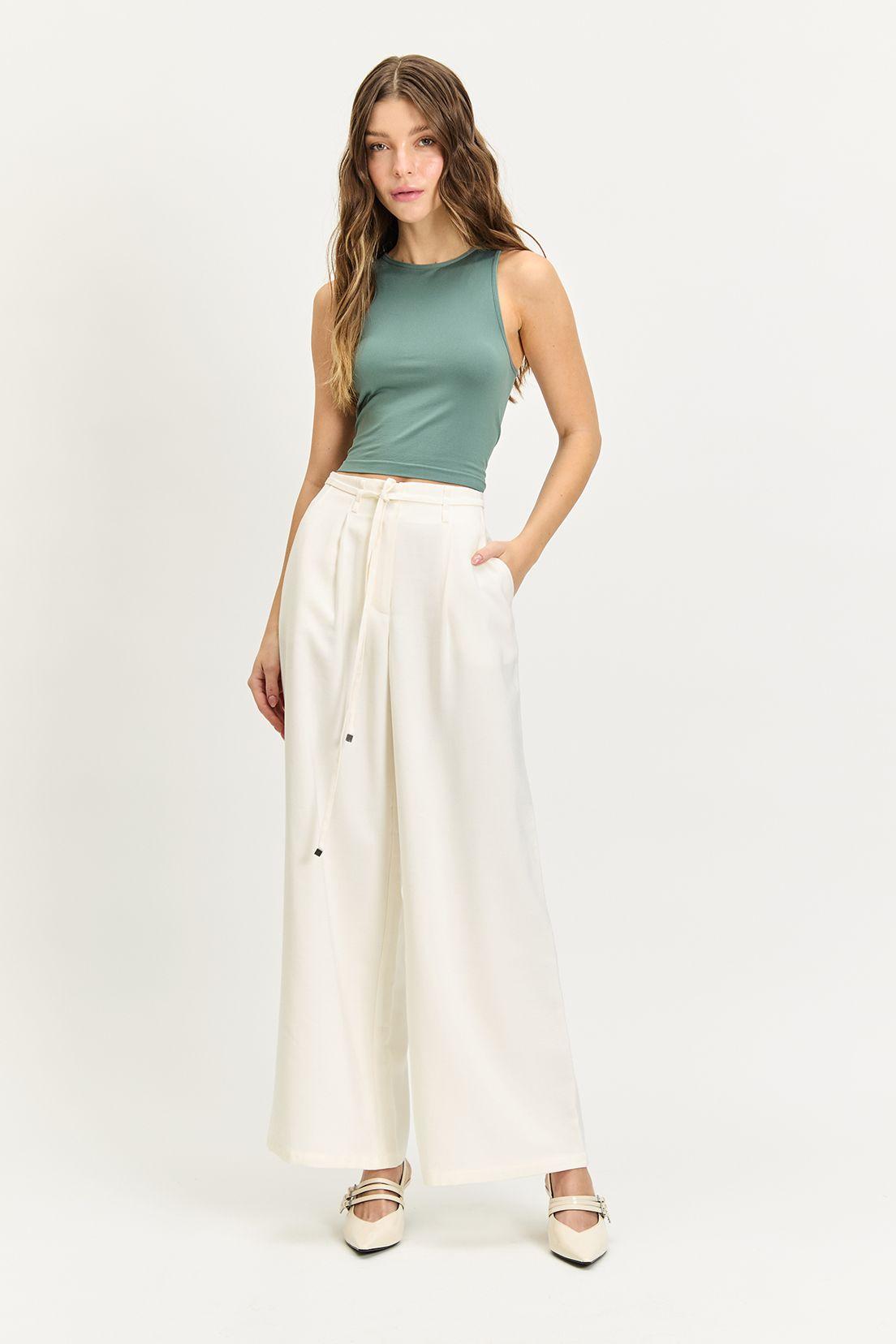 Pantalon Liso Blanco iO 11020224017105-0