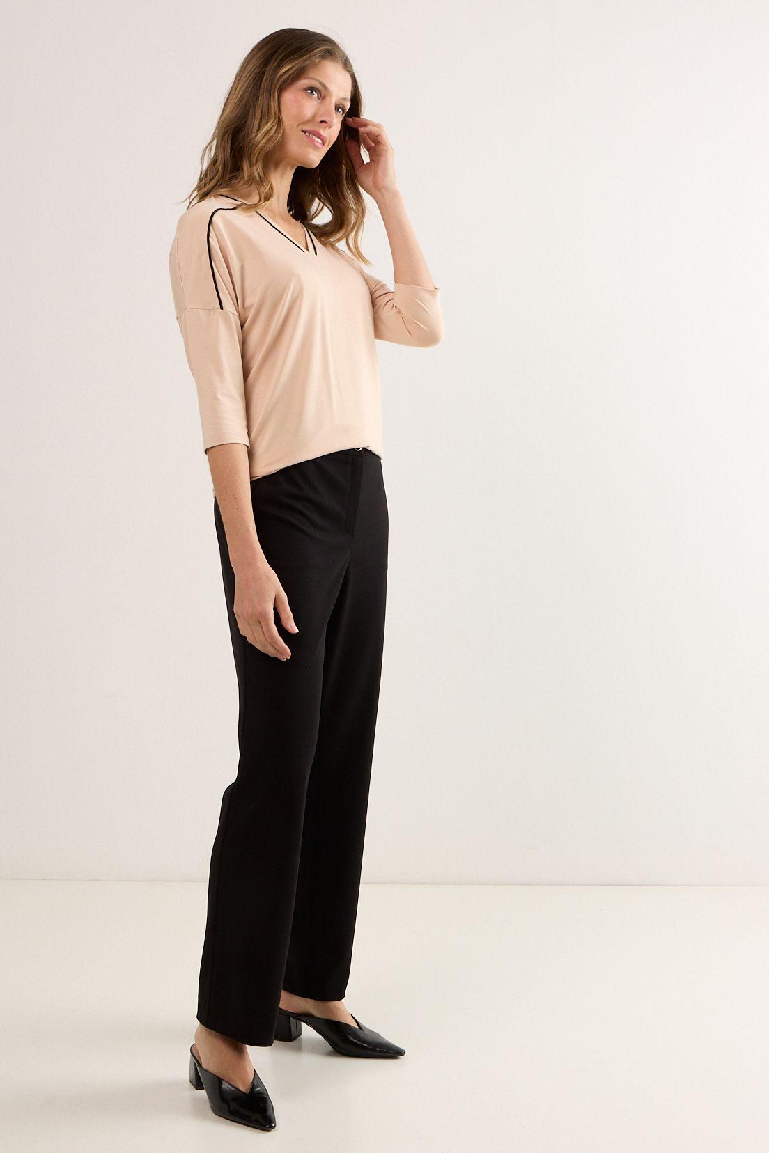 Polera Manga Corta Beige Ma Griffe 14202225051106-2