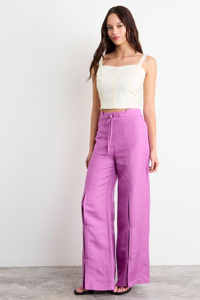 Pantalon Liso Fucsia iO 11020225060116-4