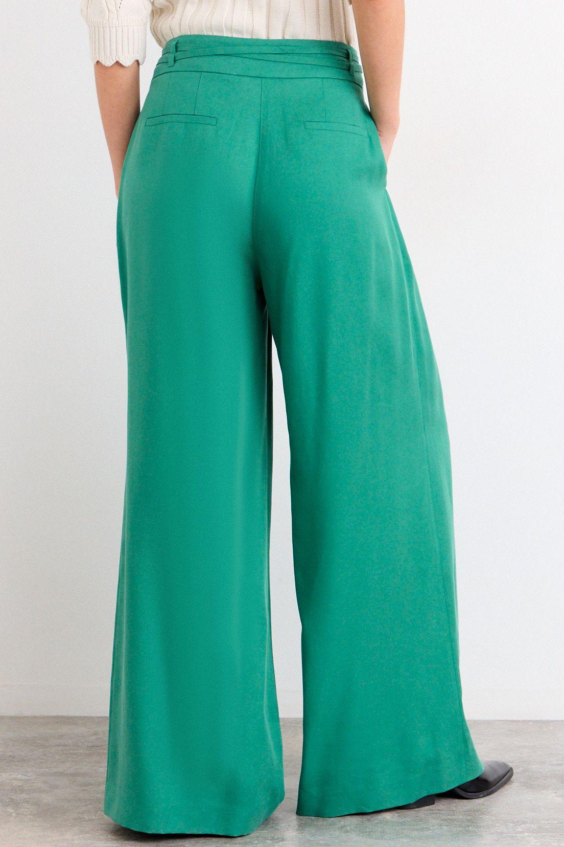 Pantalon Liso Verde iO 11020226055217-3