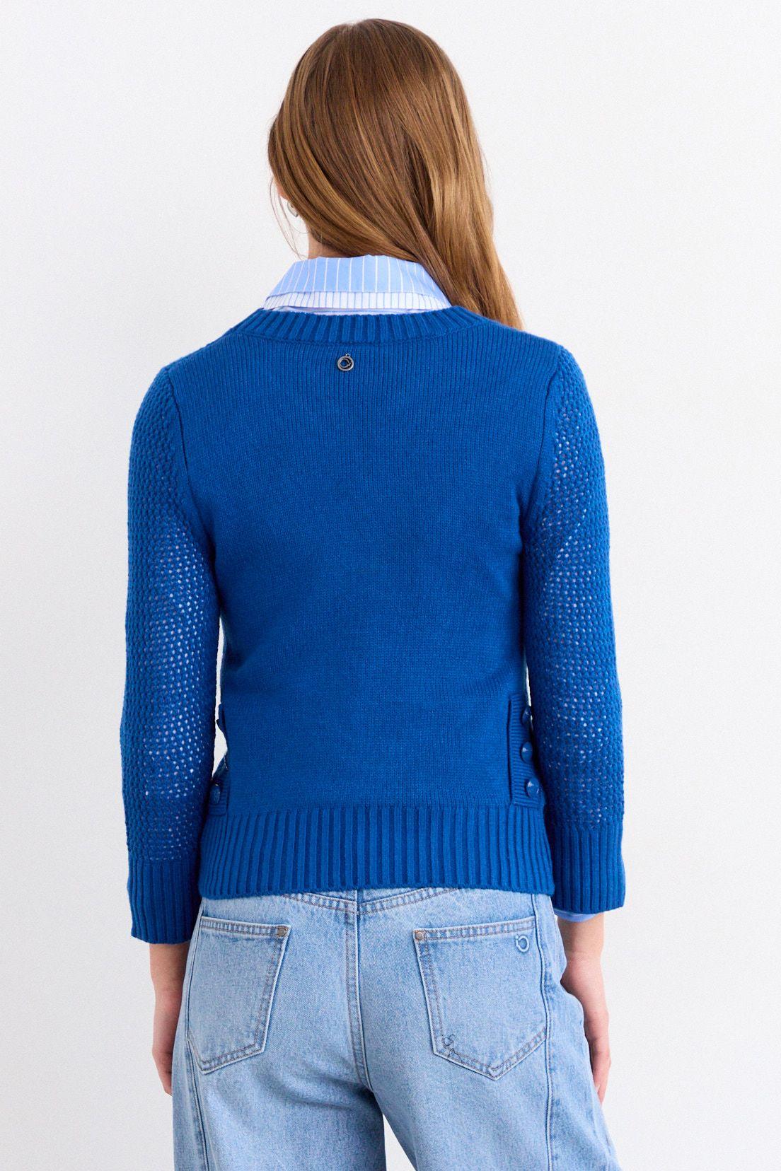 Sweater Liso Azul iO 18120226009134-2