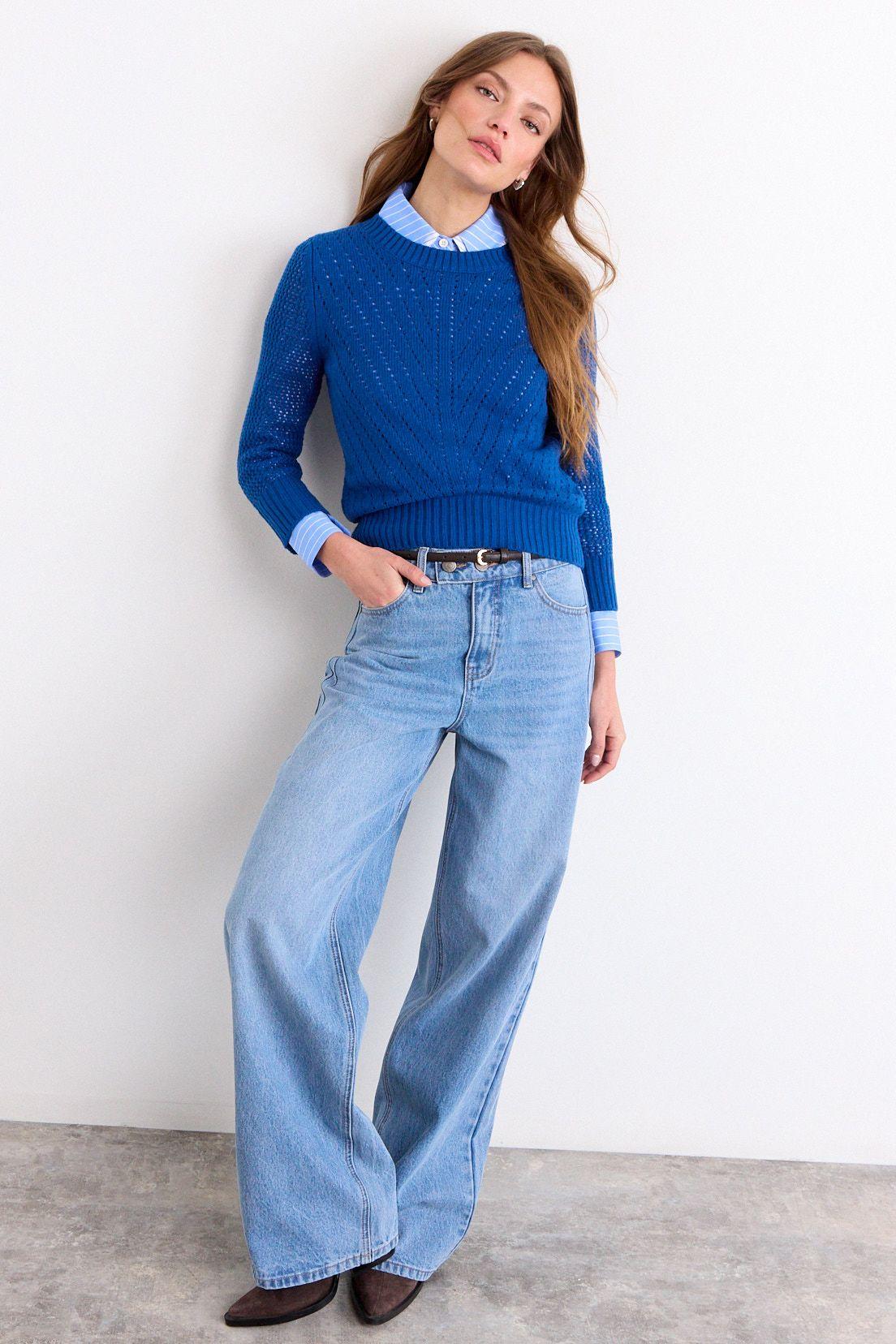 Sweater Liso Azul iO 18120226009134-3