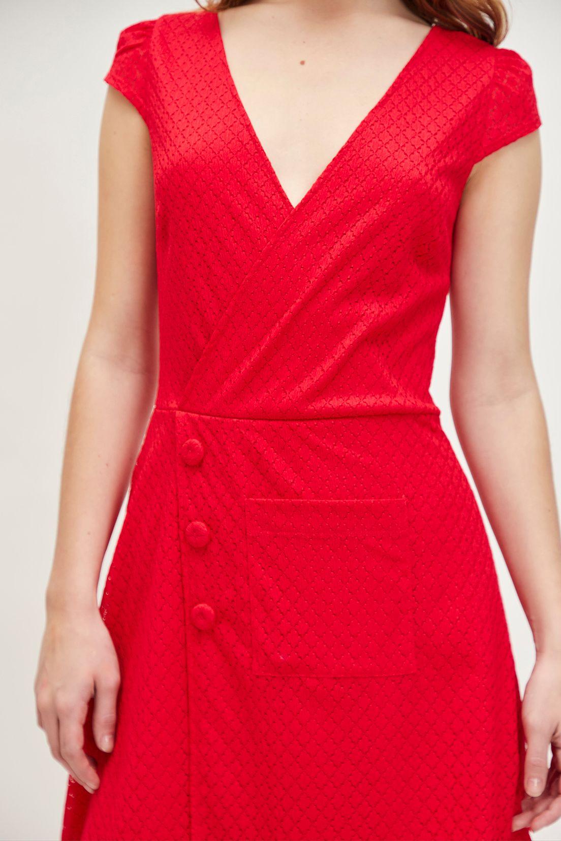 Vestido Liso coral iO 13020224004133-1