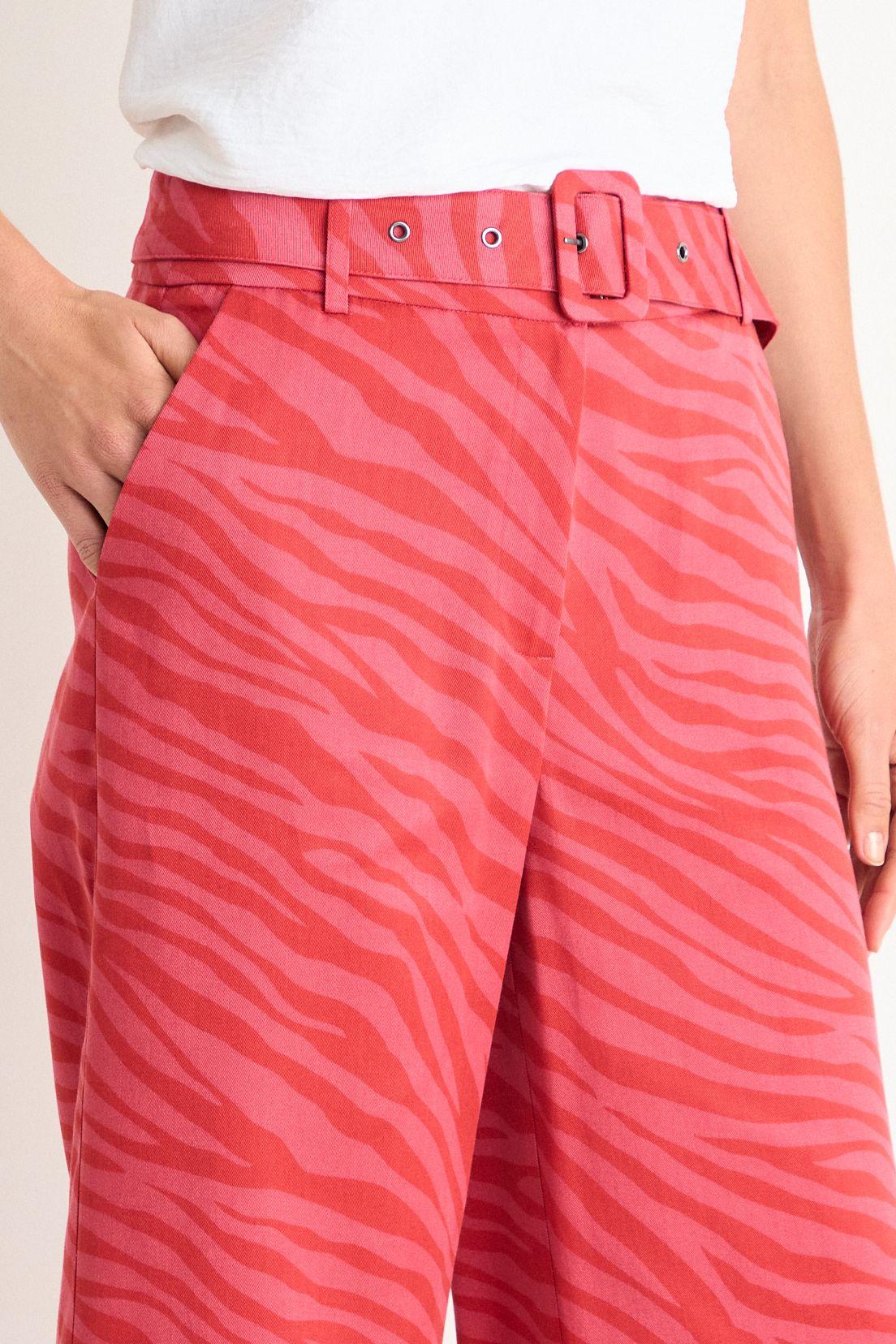 Pantalon Palazzo Fantasia Rojo Ash 11107126051103-2