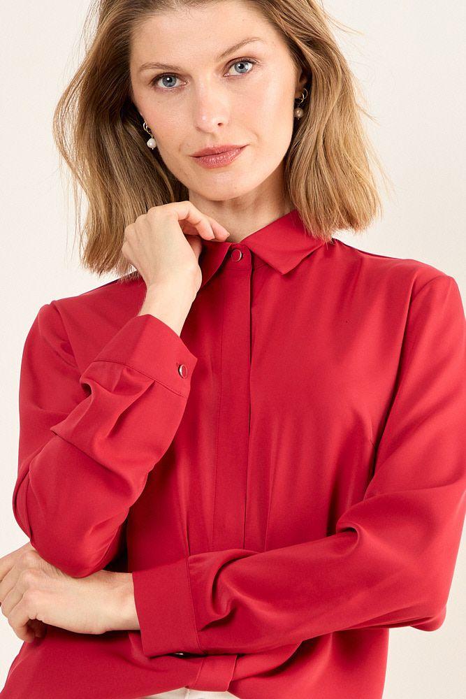 Blusa Lisa Rojo Ma Griffe 14002126200103-0