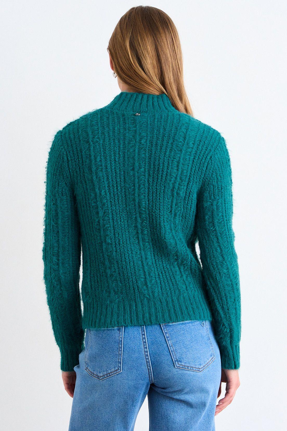 Sweater Liso Verde Petróleo iO 18120126014107-2
