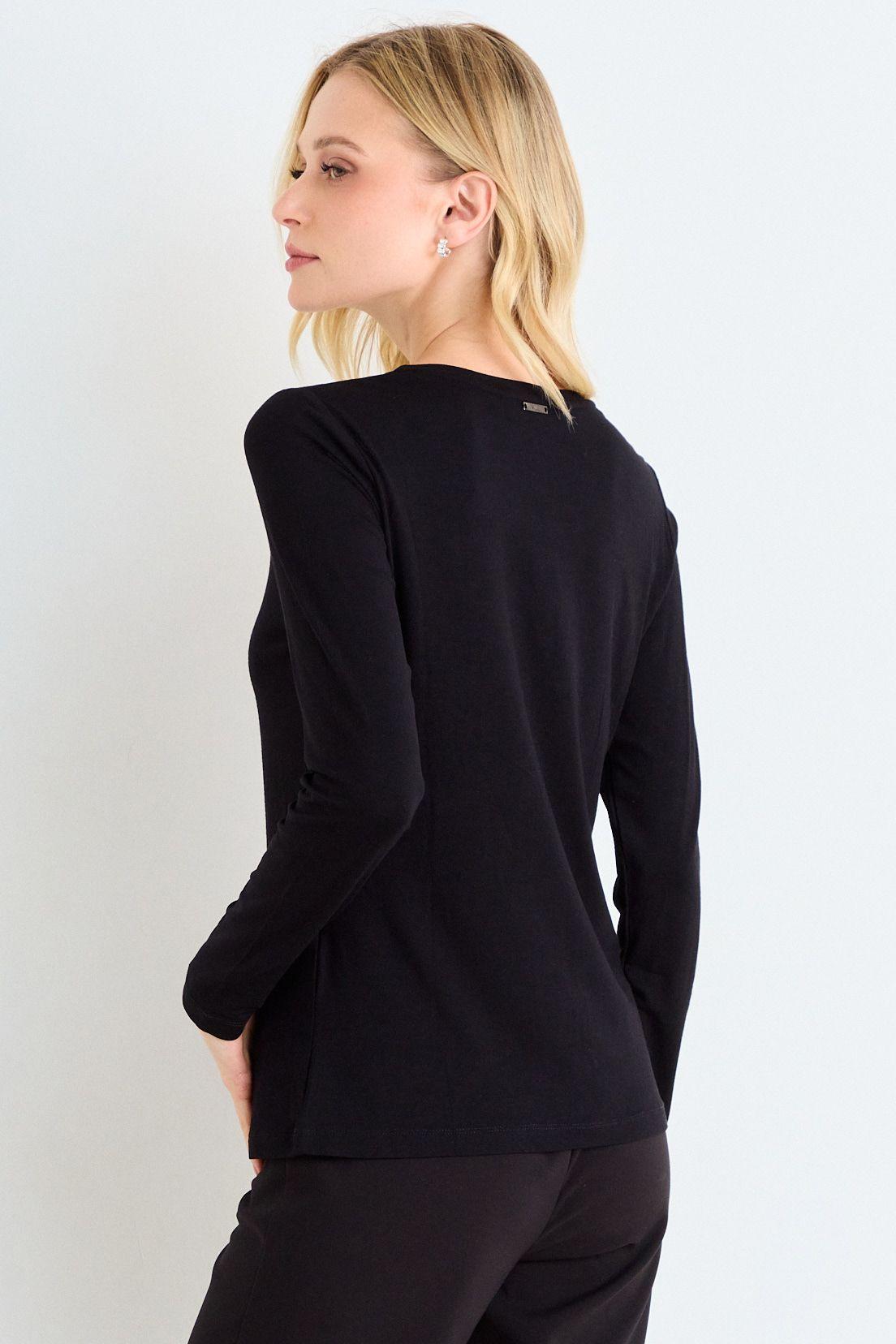 Polera Manga Larga Negro Ash 14607126052102-2