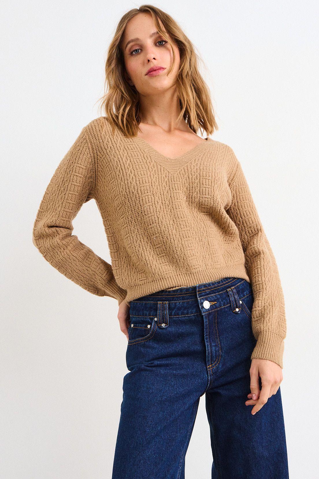 Sweater Liso Beige iO 18120126024106-1