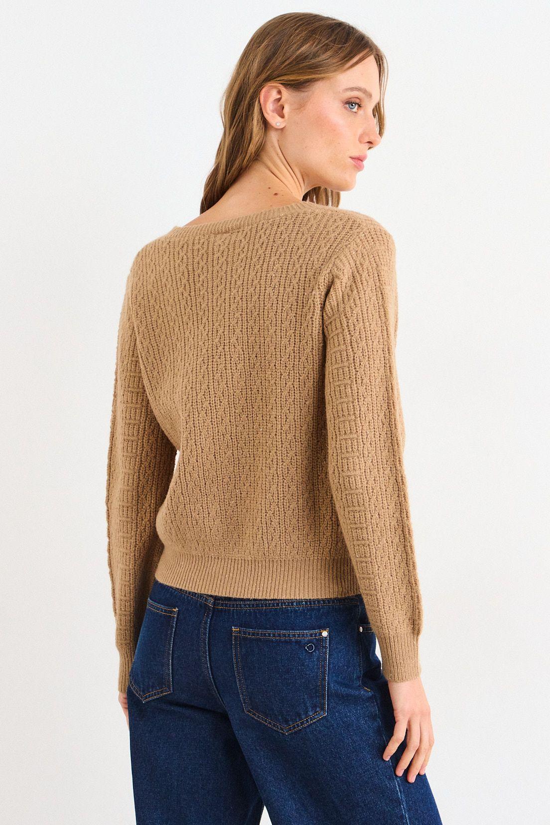 Sweater Liso Beige iO 18120126024106-2