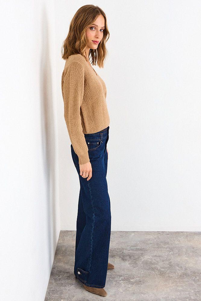 Sweater Liso Beige iO 18120126024106-4