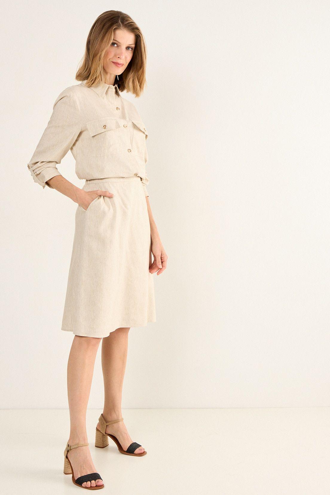 Falda Beige Ma Griffe 12002126002106-4