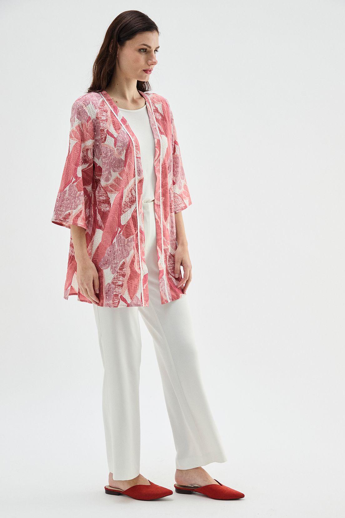 Tapado Tipo Kimono Estampado Crudo Ma Griffe 15502224054105-2