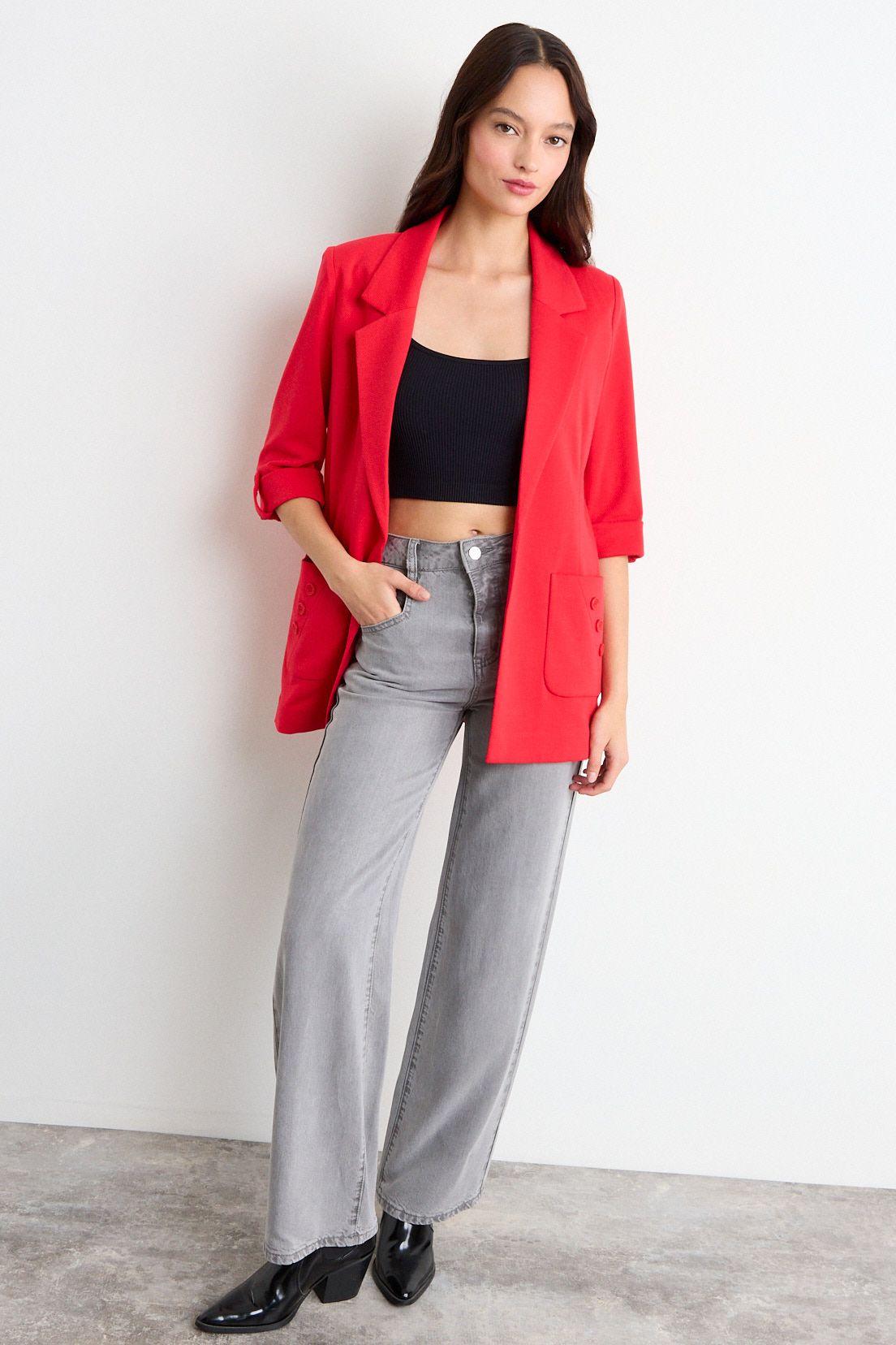 Blazer Liso Rojo iO 16020126003103-3