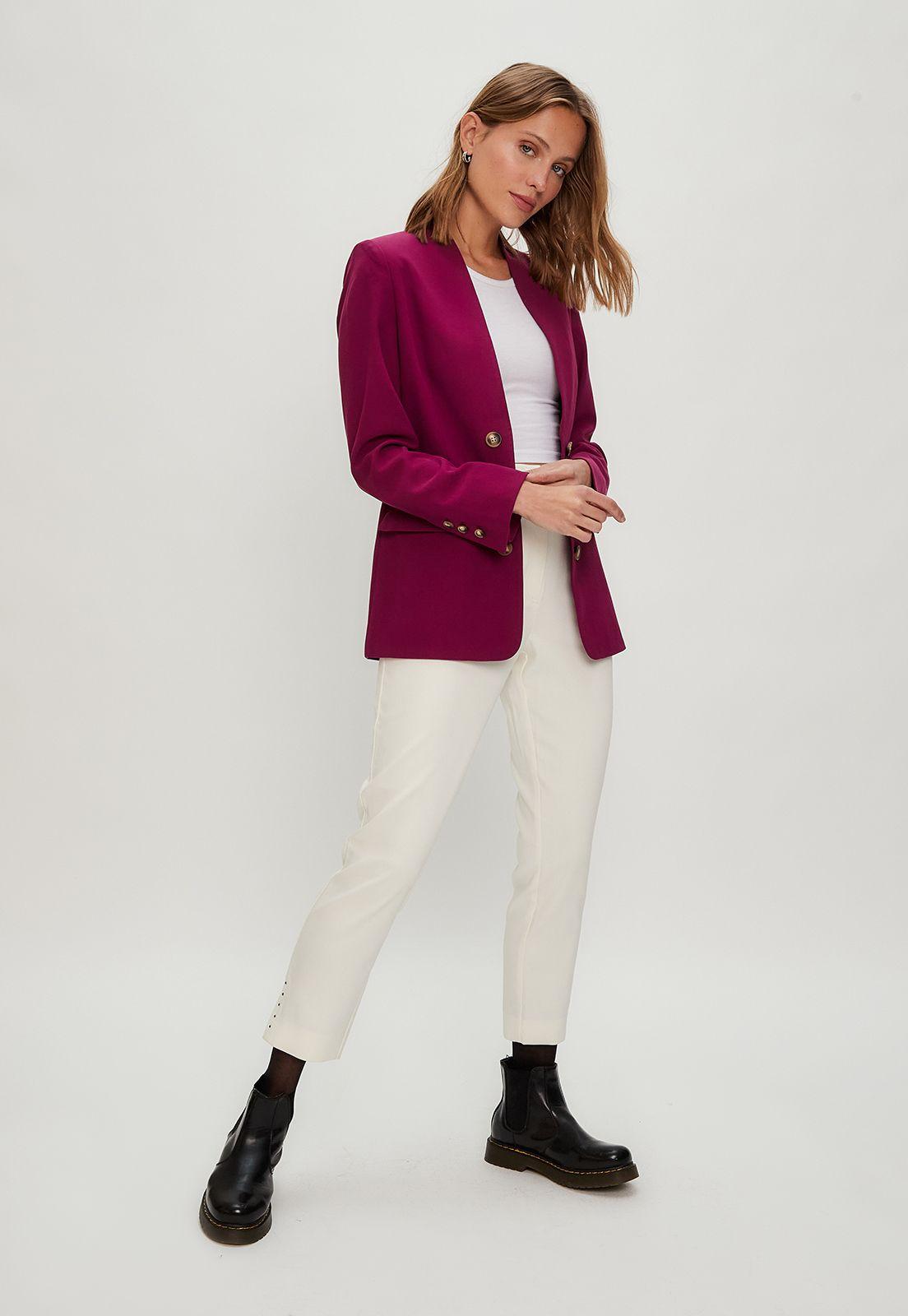 Blazer Liso Lila iO 16020224001211-0
