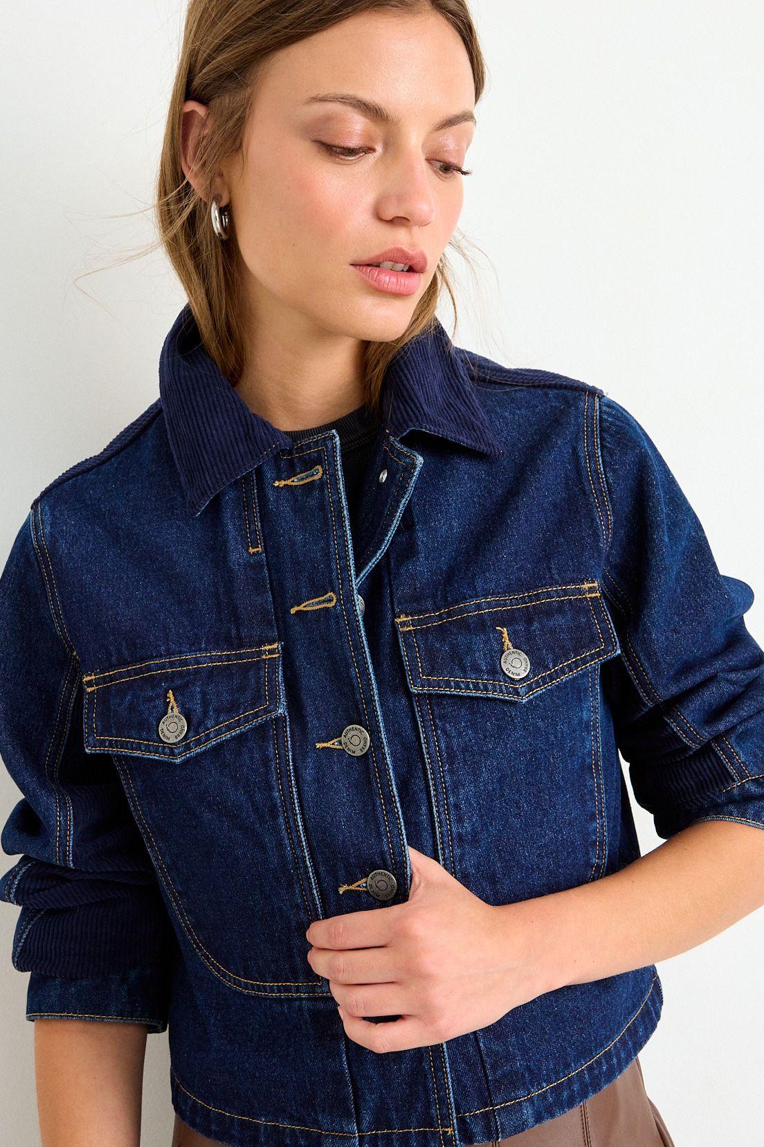 Chaqueta Denim Cotele Azul iO 17820126001104-1