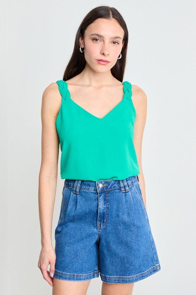 Blusa Lisa Verde Oliva iO 14020225018107-0