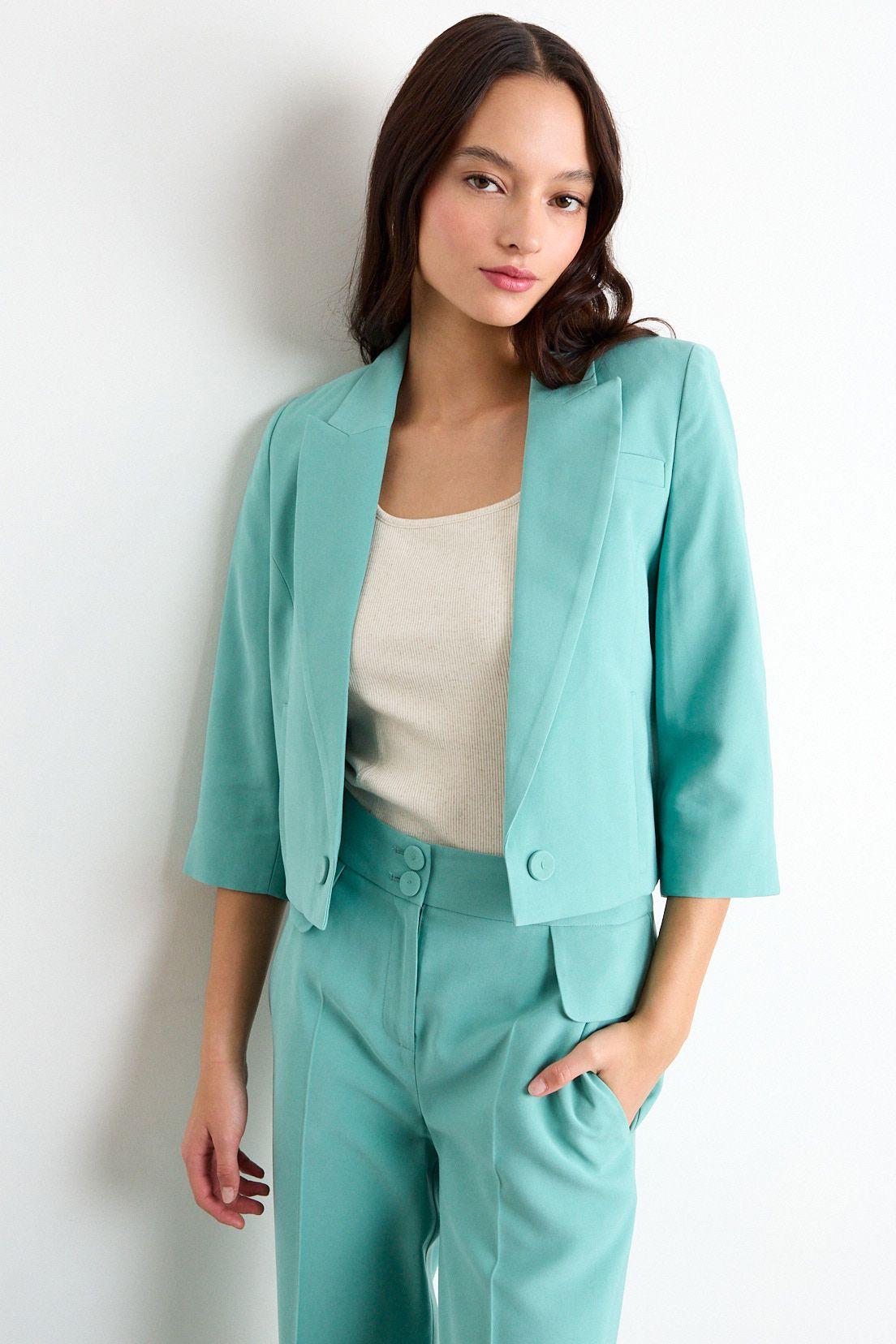 Blazer Liso Celeste iO 16020126001217-1