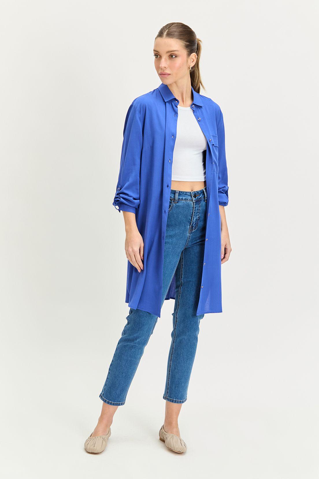 Blusa Lisa Azul iO 14004224002134-1