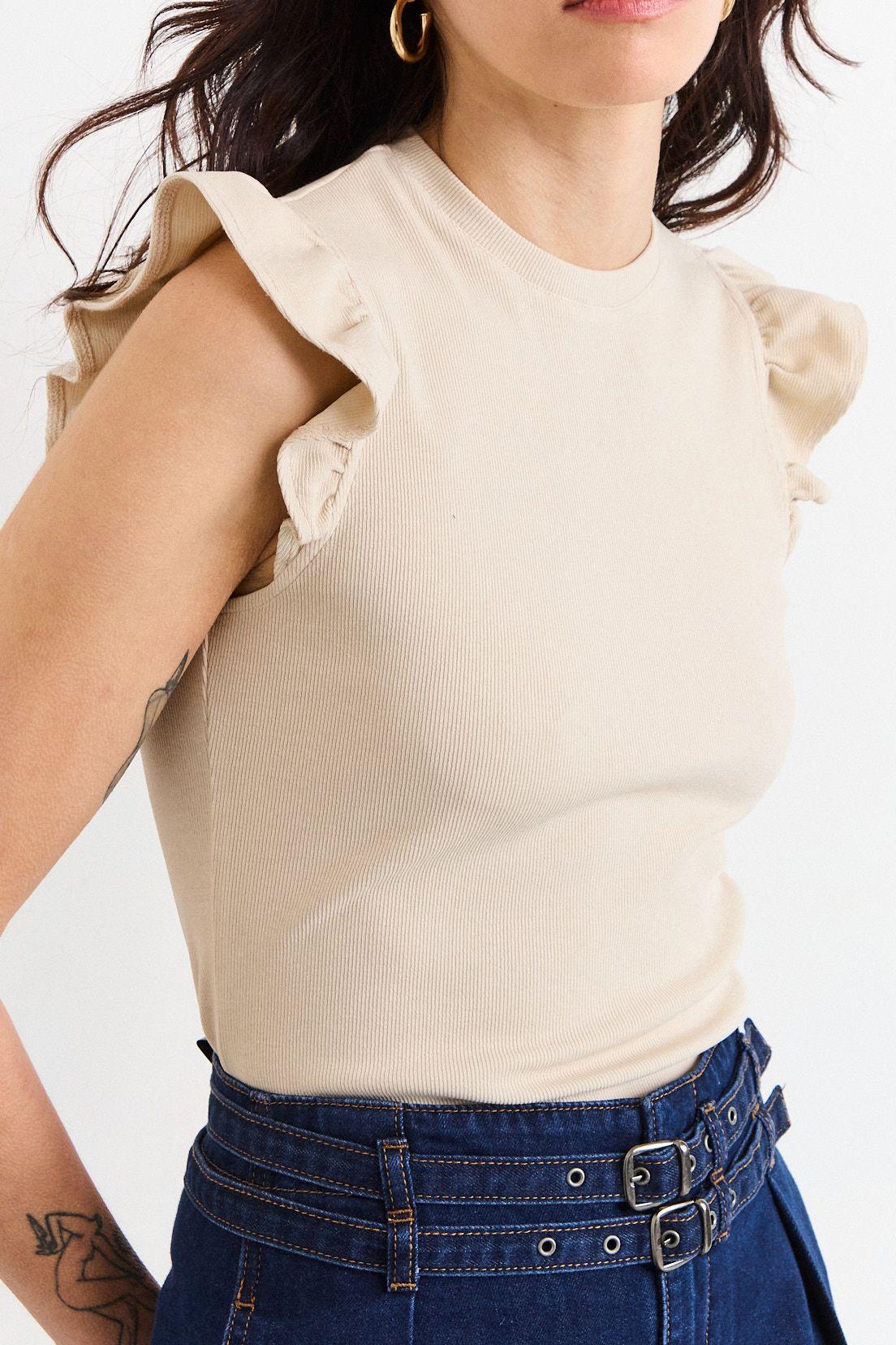 Polera Sin Mangas Beige iO 14220226069106-1