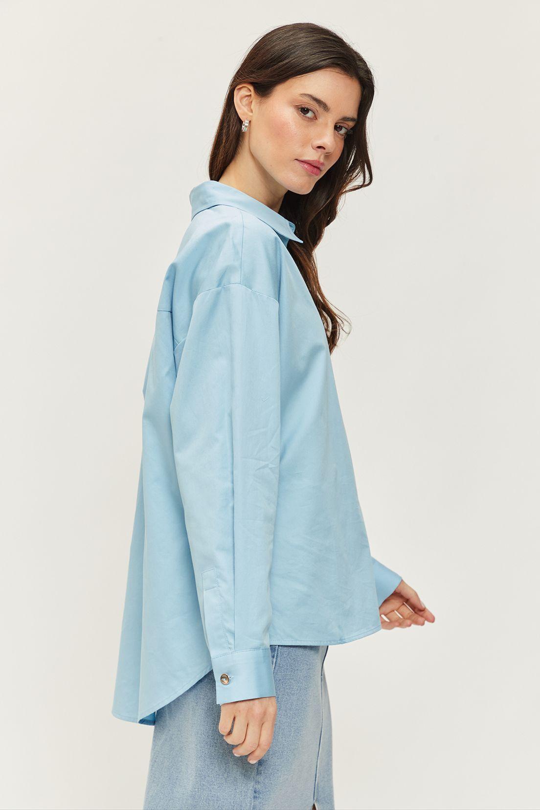 Blusa Camisera Lisa Celeste Ash 14007224056110-3