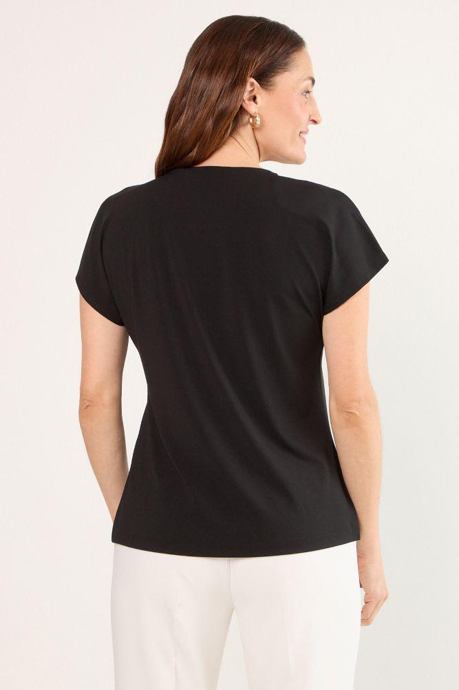 Polera Manga Corta Negro Ma Griffe 14202225008102-1