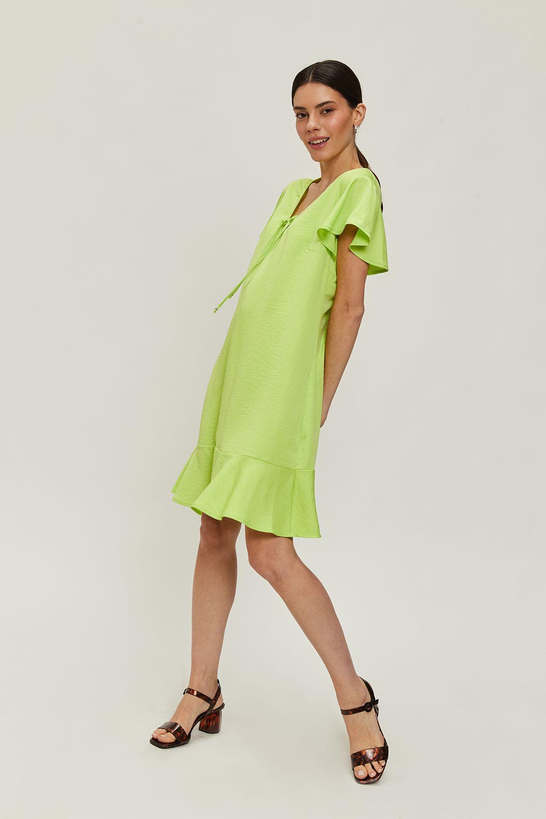 Vestido Liso Verde Ash 13007224007137-2