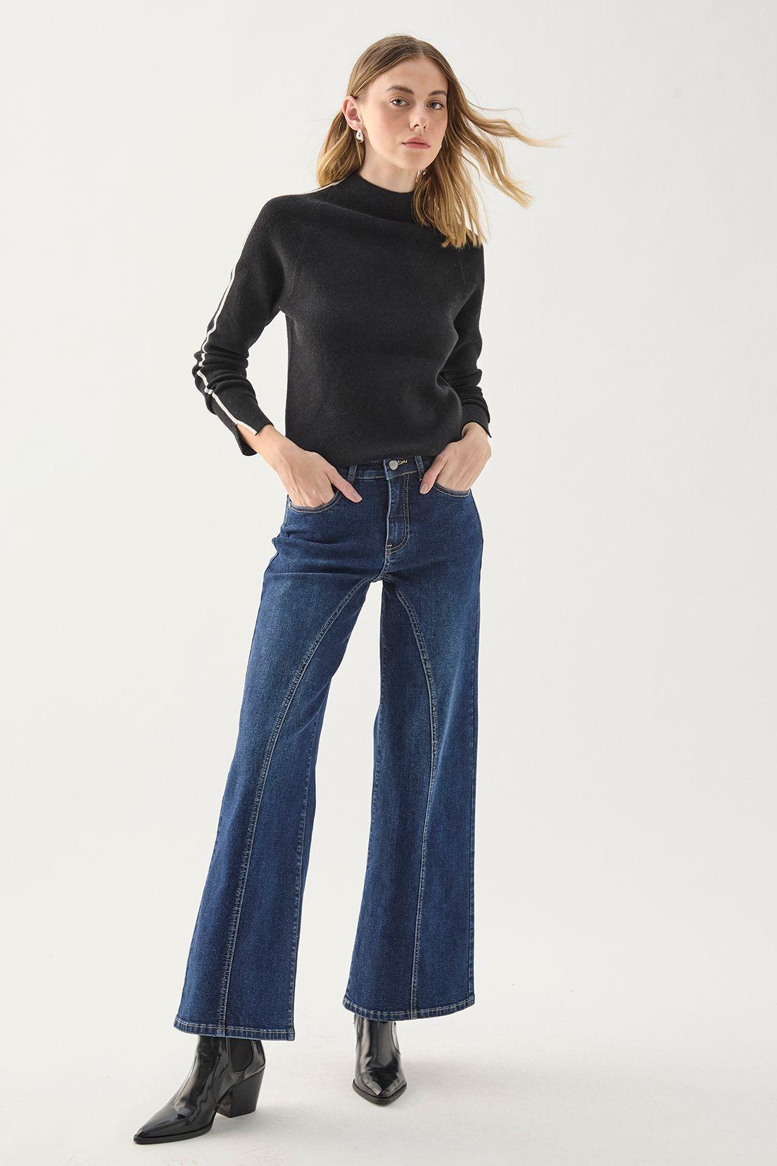 Sweater Cuello Subido Negro 18107125050102-4