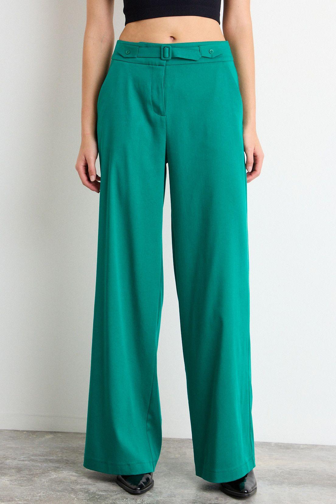 Pantalon Liso Verde Oliva iO 11020126050107-1