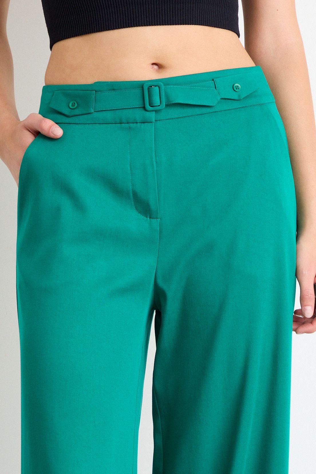 Pantalon Liso Verde Oliva iO 11020126050107-2