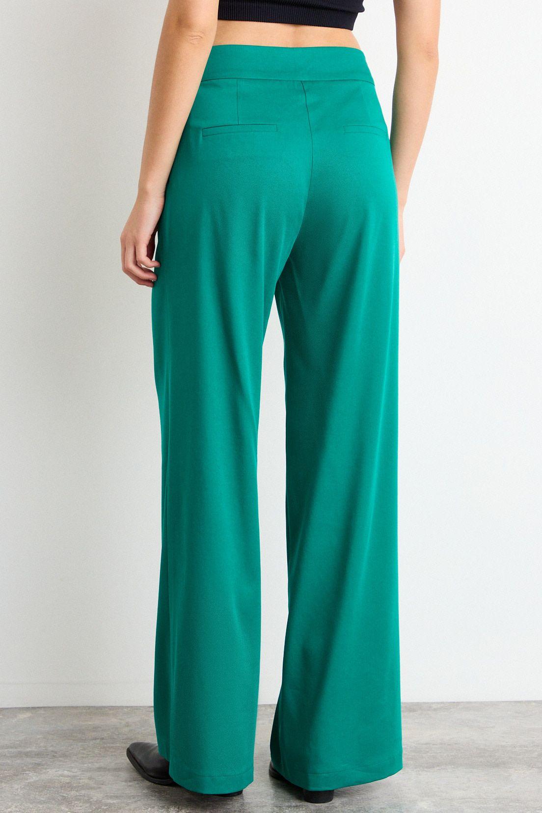 Pantalon Liso Verde Oliva iO 11020126050107-3