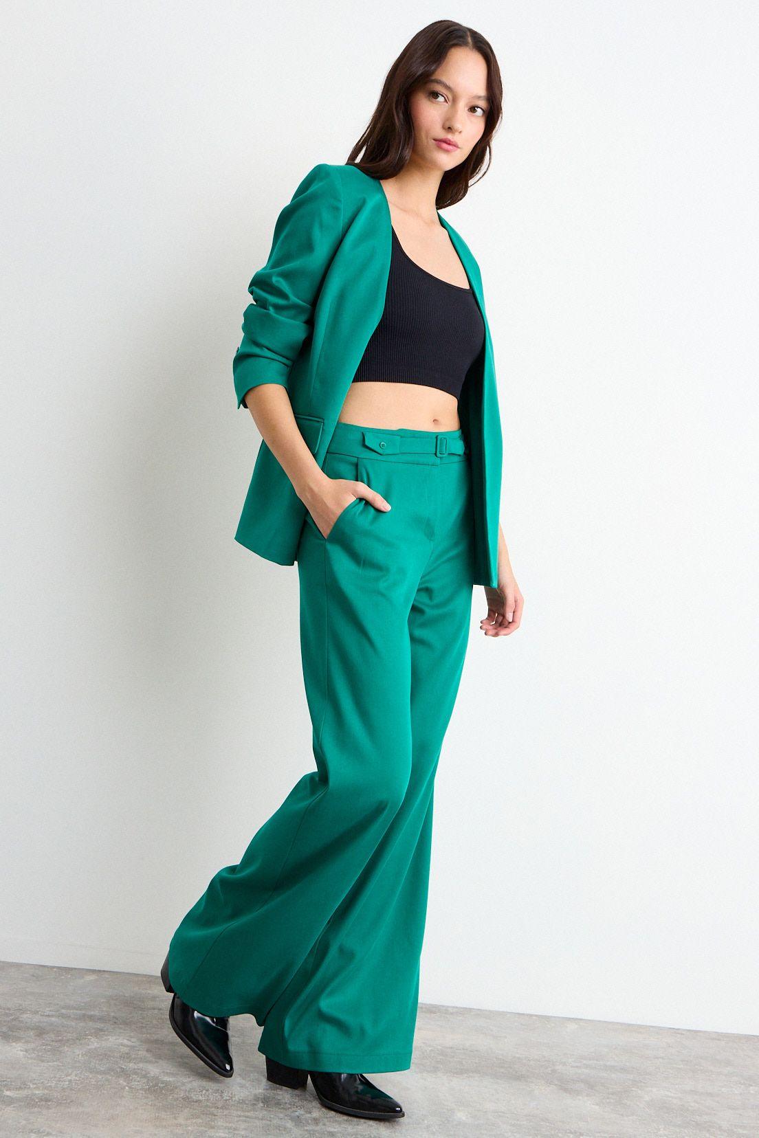 Pantalon Liso Verde Oliva iO 11020126050107-4