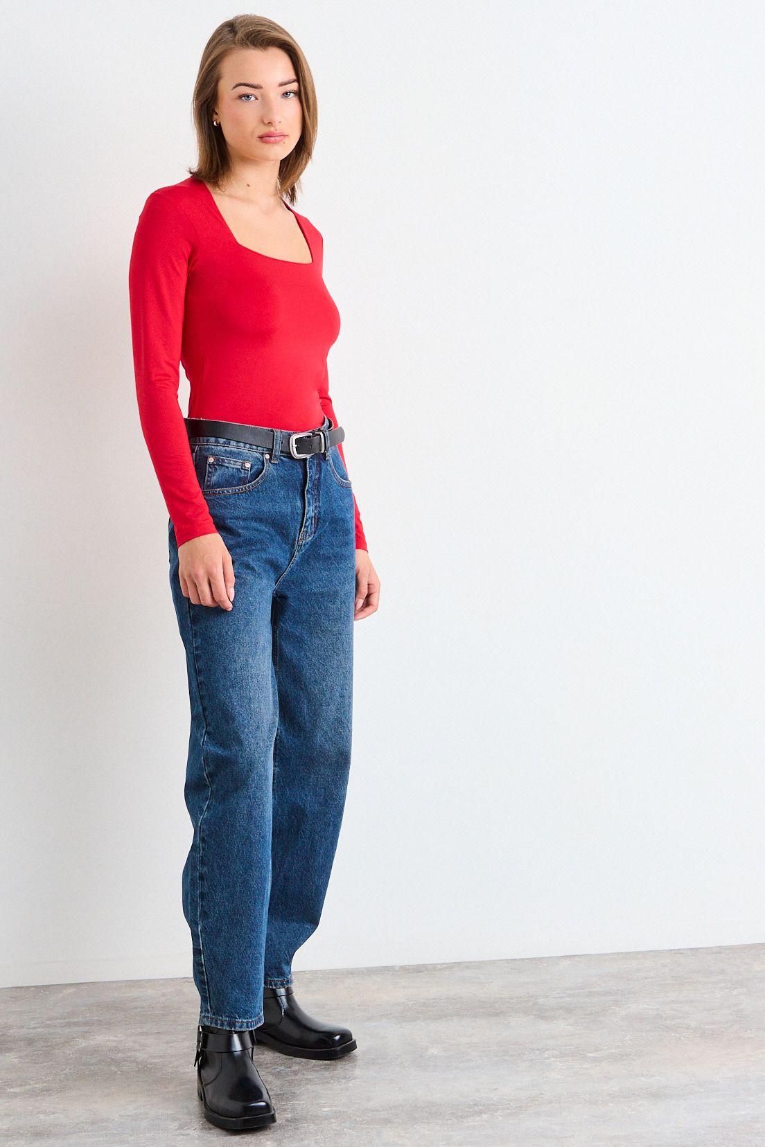 Polera Manga Larga Rojo iO 14220126006103-3