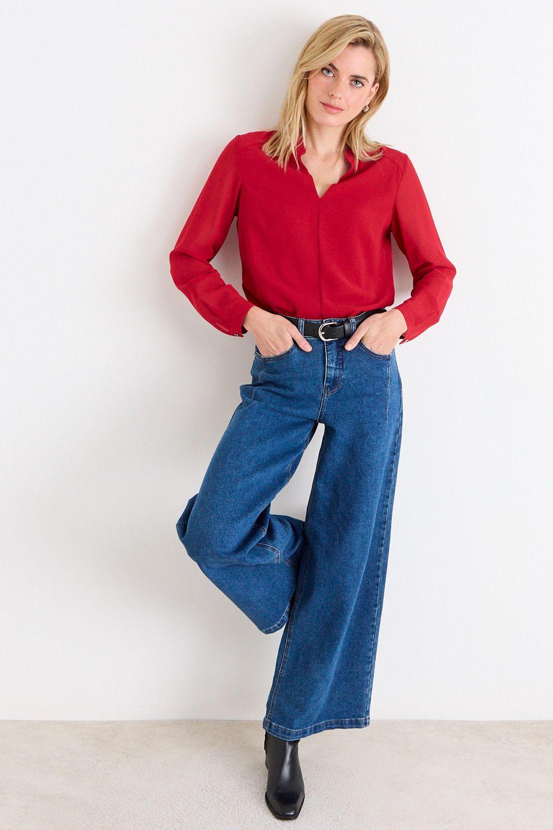 Blusa Lisa Rojo Ash 14007226052103-4