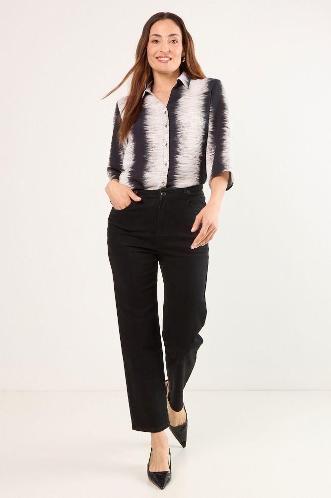 Jeans Liso Recto Negro Ma Griffe 11302225006102-0