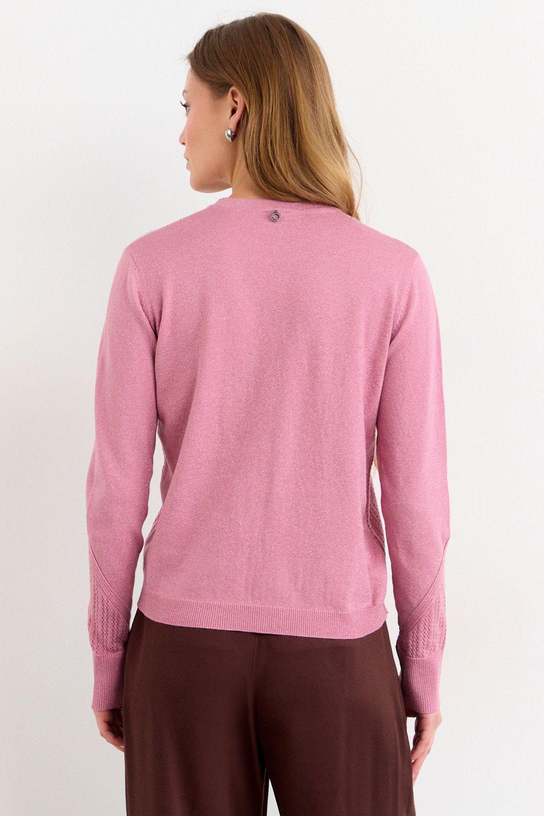 Sweater Liso Rosa iO 18120226003123-2