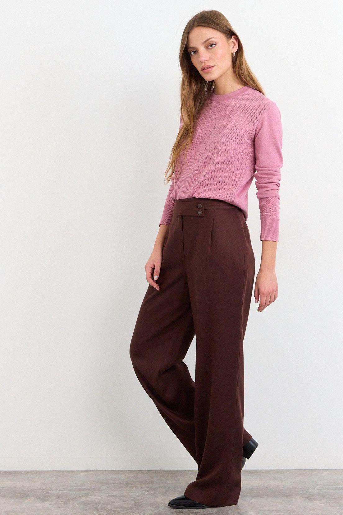 Sweater Liso Rosa iO 18120226003123-4