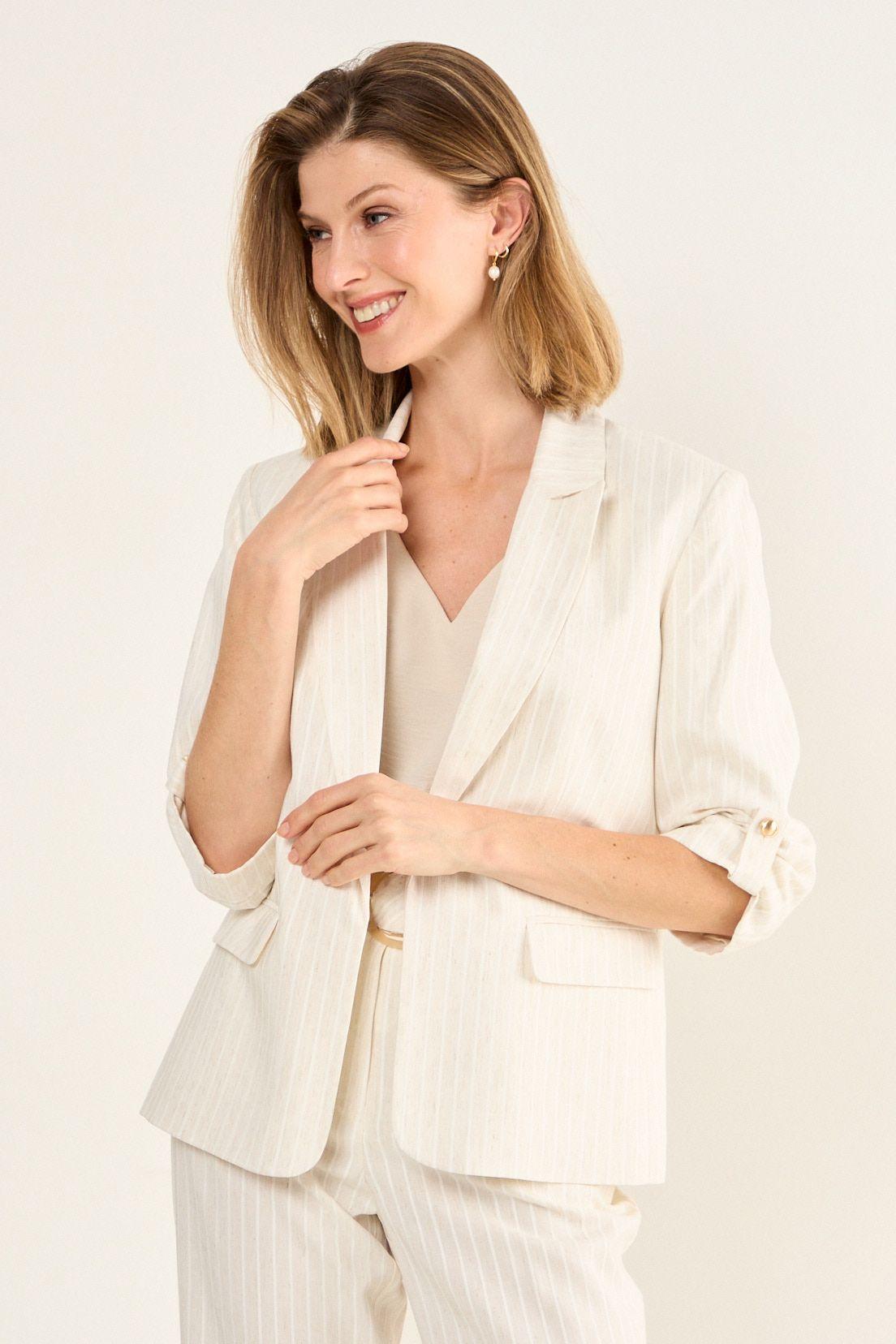 Blazer Lineas Crudo Ma Griffe 16002126050105-0