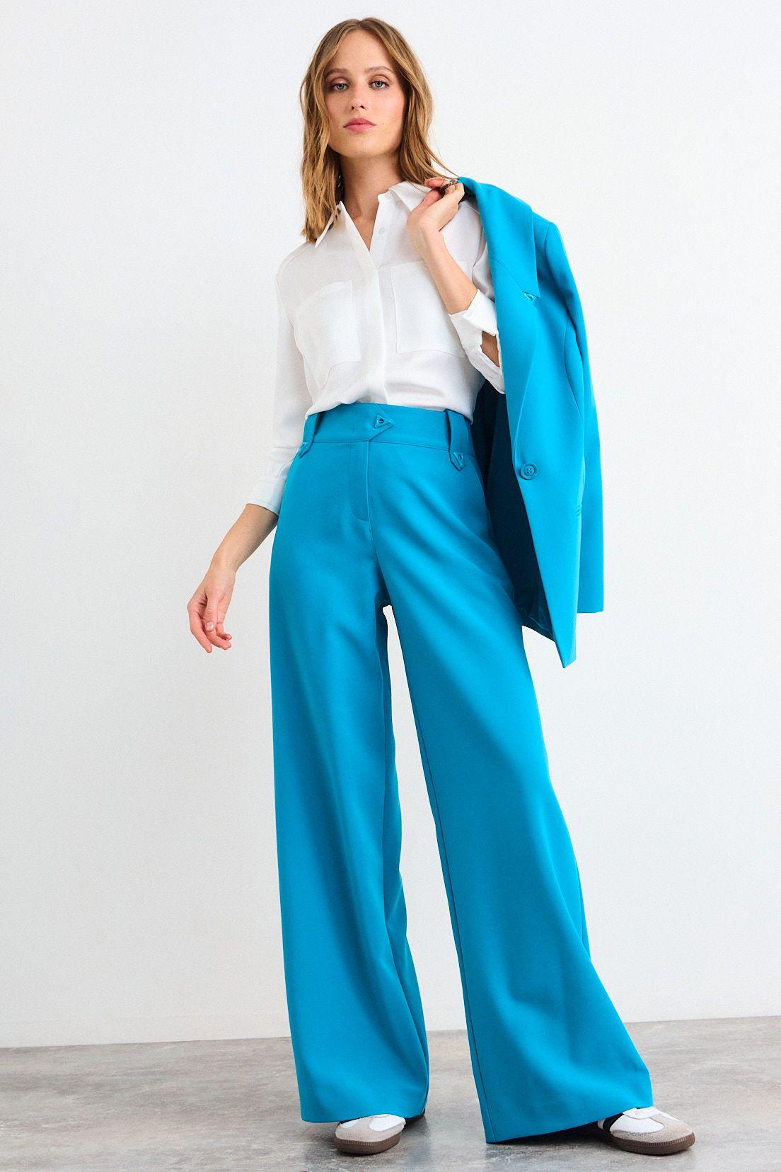 Pantalon Liso Celeste iO 11020126065110-0