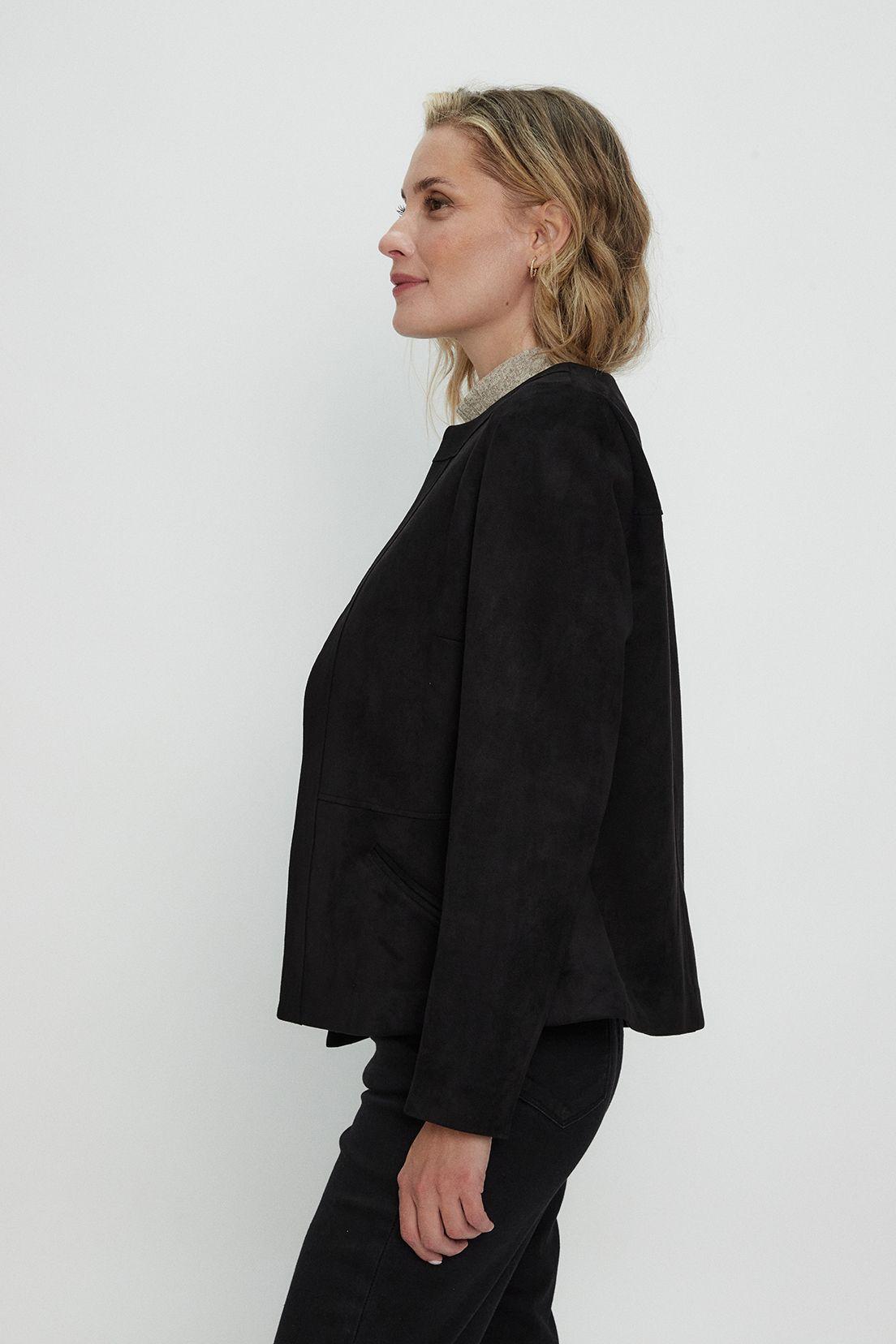 Casaca Lisa Negro Ma Griffe 17502224051102-3