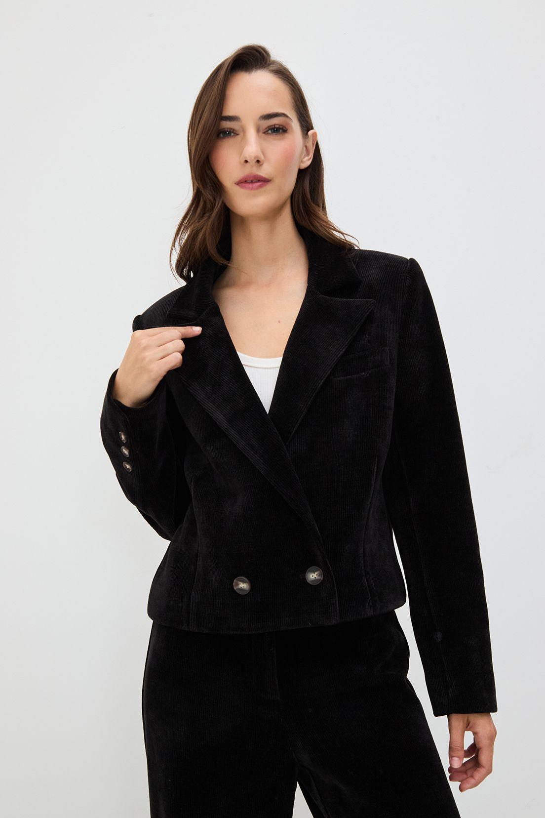 Blazer Liso Negro 16020125017102-4