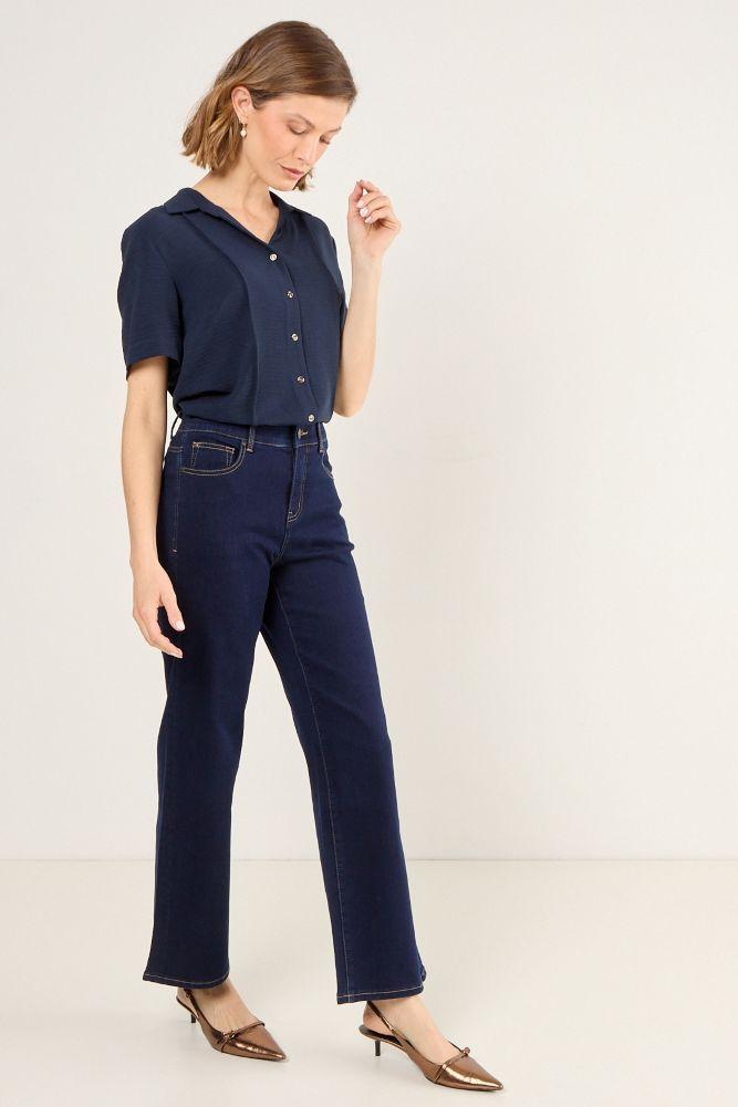 Blusa Camisera Azul Marino Ma Griffe 14002225012104-4