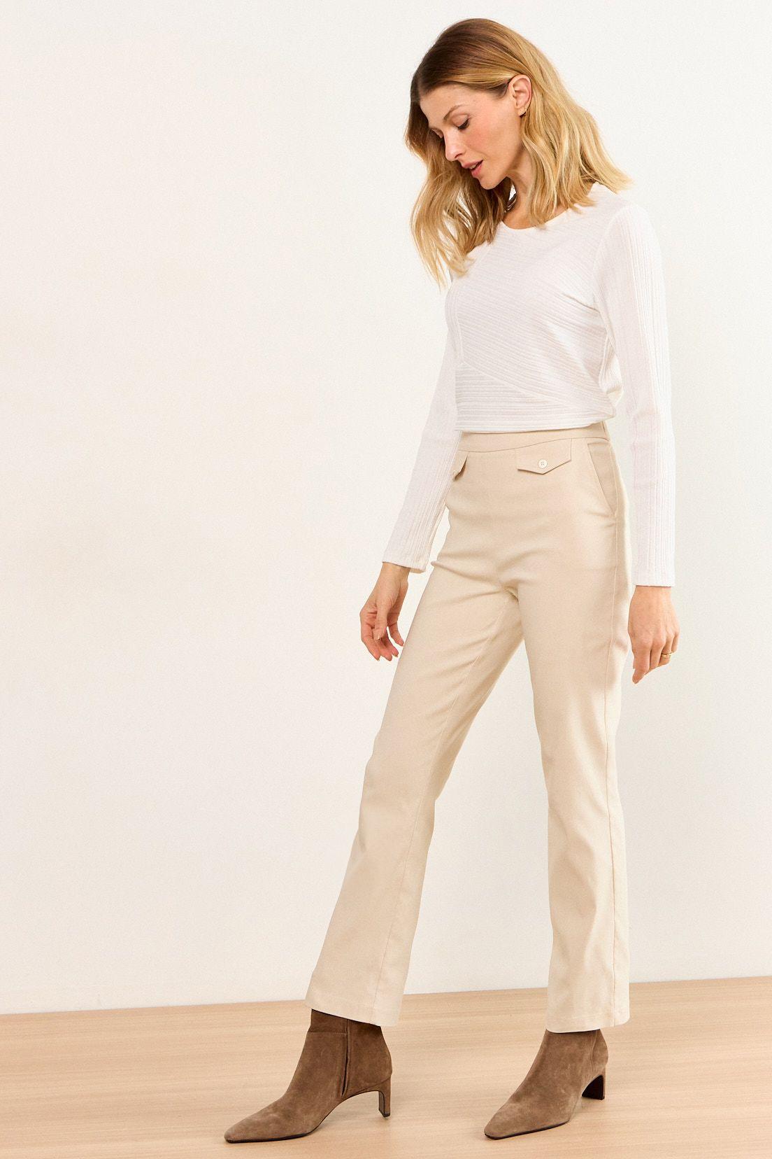 Calza Recta Beige Ma Griffe 11402226003106-4