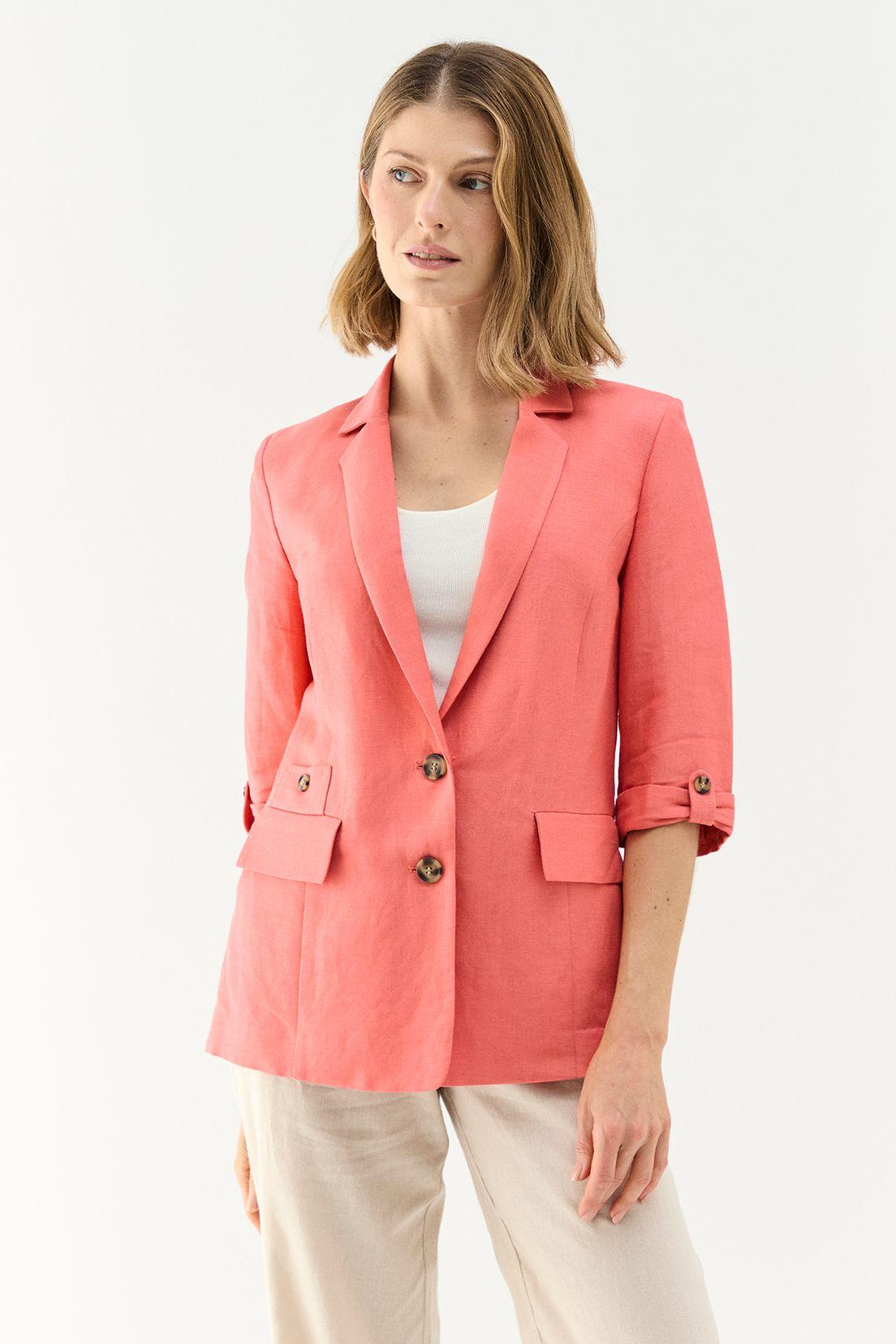 Blazer Liso Coral Ma Griffe 16004224007133-0
