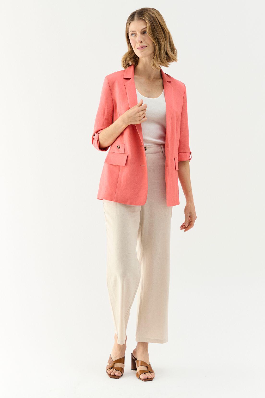 Blazer Liso Coral Ma Griffe 16004224007133-1