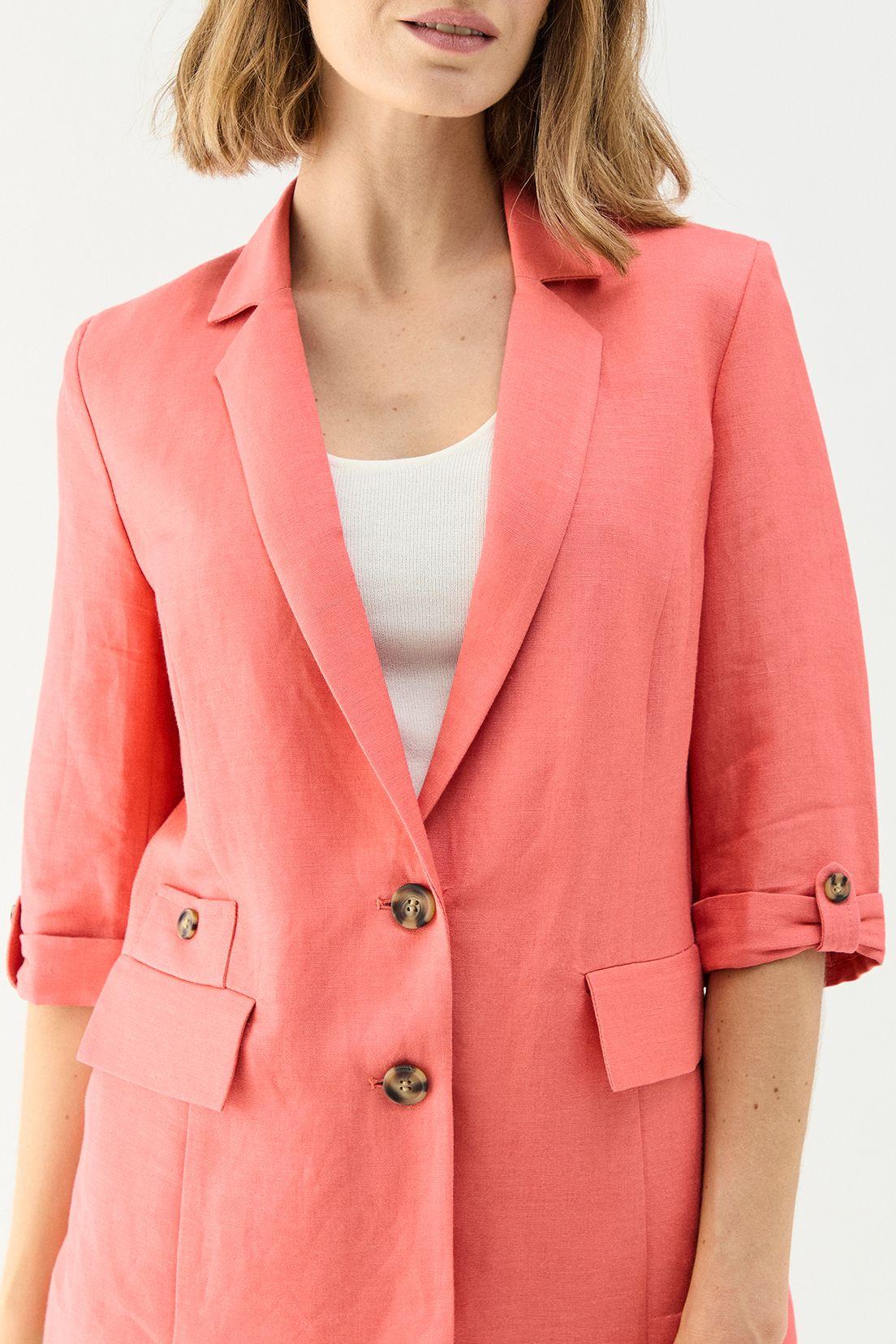 Blazer Liso Coral Ma Griffe 16004224007133-2